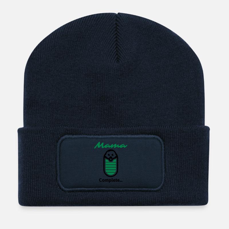 Mama Complete ... - Recycled Patch Beanie - french navy