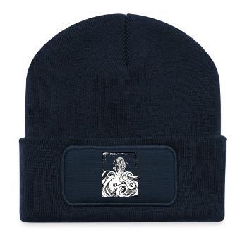 Lady Krake - Recycelte Patch Beanie - French Navy - Vorne