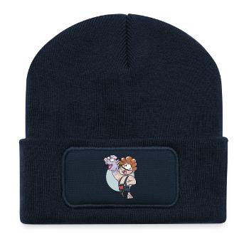 Pig-Hand - Recycelte Patch Beanie - French Navy - Vorne
