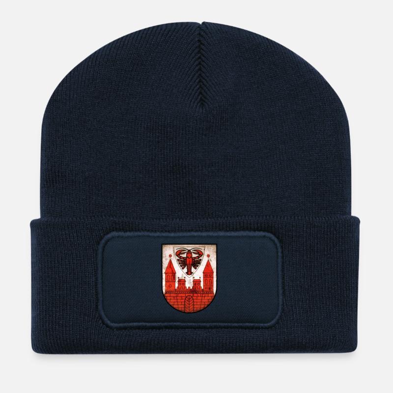 Cottbus - Cottbusser Wappen - Recycelte Patch Beanie - French Navy