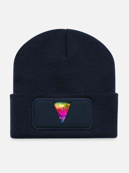 Rainbow Space - Recycled Patch Beanie - french navy
