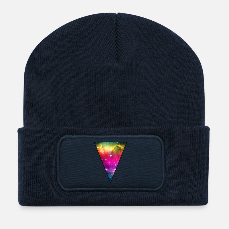 Rainbow Space - Recycled Patch Beanie - french navy