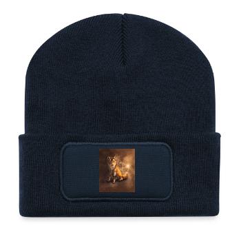 Steam Fox - Recycelte Patch Beanie - French Navy - Vorne