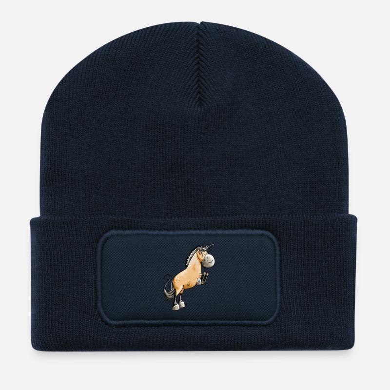 Lustiger Norweger - Recycelte Patch Beanie - French Navy