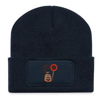 Alter Sack - 60. Geburtstag - 60 - Sechzig - Recycelte Patch Beanie - French Navy - Vorne