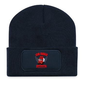 LKW Fahrer - Recycelte Patch Beanie - French Navy - Vorne