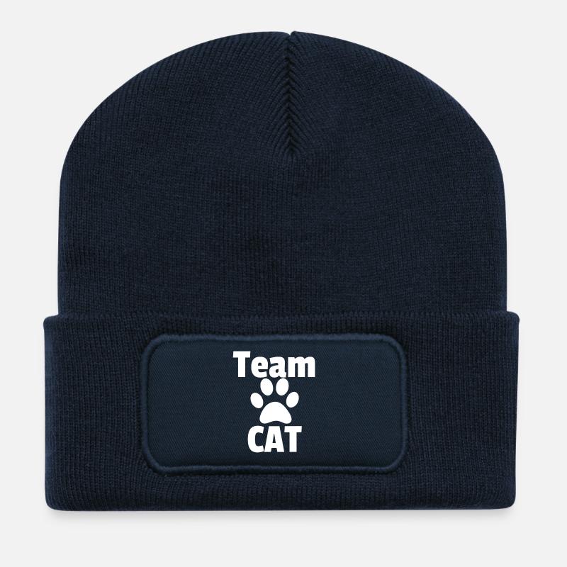 Team CAT - Recycled Patch Beanie - french navy