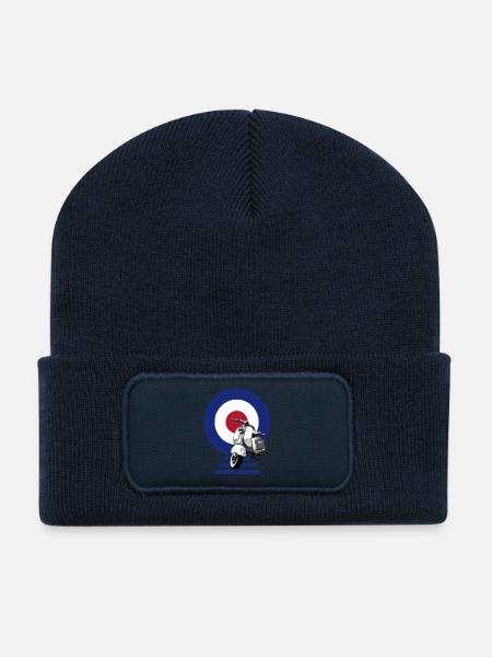 Mod Target Scooter - Recycled Patch Beanie - french navy