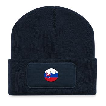 Countryball Country Home Slovakia - Recycled Patch Beanie - french navy - Front
