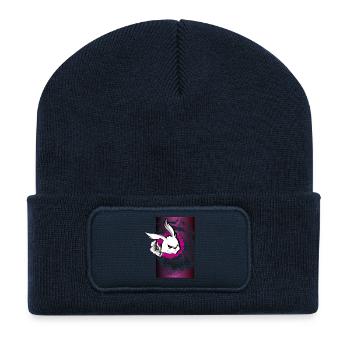 hase bad skate grimmig lol yolo explosion cool str - Beanie recyclé à patch - bleu marine - Devant