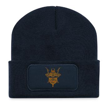 SAMURAI - Recycled Patch Beanie - french navy - Front