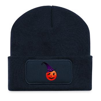 Mond - Recycelte Patch Beanie - French Navy - Vorne