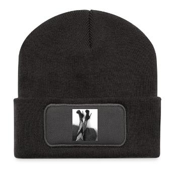 7E6FB826 AD47 4463 A545 90E6508F6BF1 - Recycled Patch Beanie - dark grey - Front