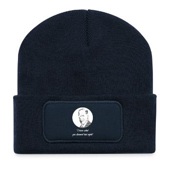 I know what you dreamed last night - Recycled Patch Beanie - french navy - Front