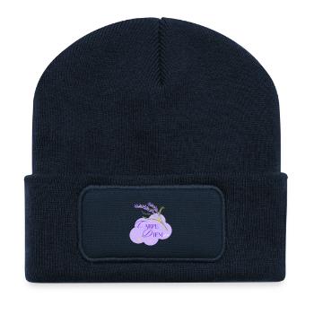 Carpe Diem - Recycelte Patch Beanie - French Navy - Vorne