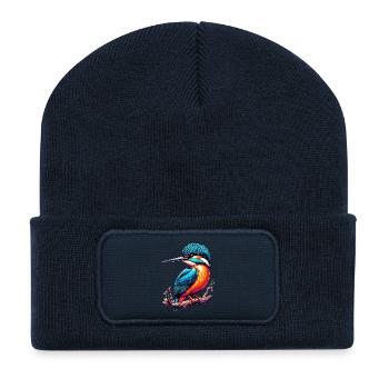 Kingfisher - Recycled Patch Beanie - french navy - Front