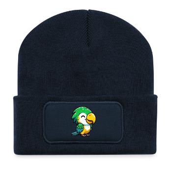 Parrot - Recycled Patch Beanie - french navy - Front