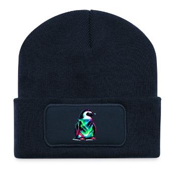 Pinguin - Recycelte Patch Beanie - French Navy - Vorne