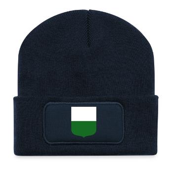 Saxony - Recycled Patch Beanie - french navy - Front