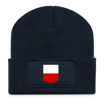 Thuringia - Recycled Patch Beanie - french navy - Front