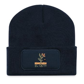El Cacto 1 - Recycled Patch Beanie - french navy - Front