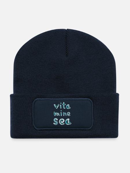 Vitamine Sea - Recycelte Patch Beanie - French Navy