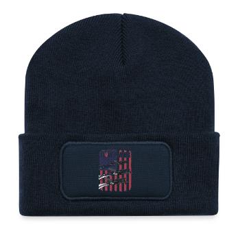 vintage Classic P 51 Flight - Recycled Patch Beanie - french navy - Front
