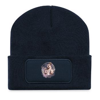 Chill Mom 2026 – Don’t Mess with a Chill Mom - Recycelte Patch Beanie - French Navy - Vorne
