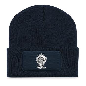 PERRY RHODAN Kopf - Recycelte Patch Beanie - French Navy - Vorne