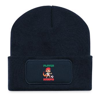 Player Scorpio - Recycelte Patch Beanie - French Navy - Vorne