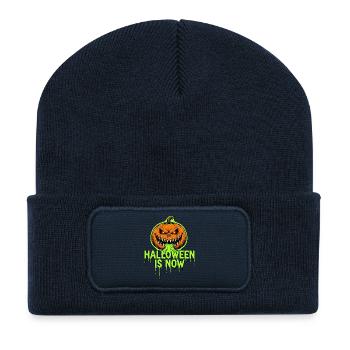 Halloween is Now - Recycelte Patch Beanie - French Navy - Vorne