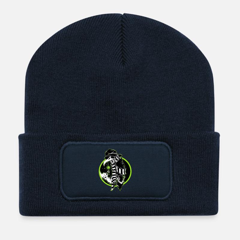 Raven - Recycled Patch Beanie - french navy