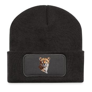 Cheetah - Recycled Patch Beanie - dark grey - Front