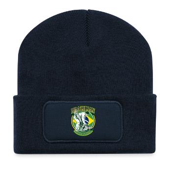 Brazilian Jiu-Jitsu Martial Arts - Recycled Patch Beanie - french navy - Front