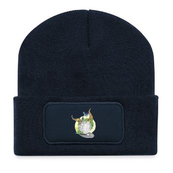 02. Keeper's Soul - Recycled Patch Beanie - french navy - Front