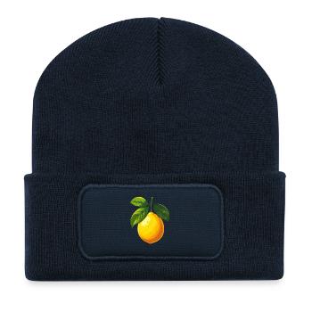 lemon - Recycled Patch Beanie - french navy - Front