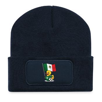 Mexico Football Shirt for Fans - Recycled Patch Beanie - french navy - Front