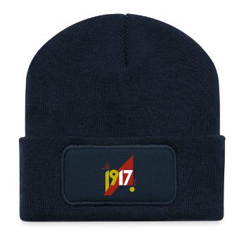 1917 - Russian Revolution - Recycled Patch Beanie - french navy - Front