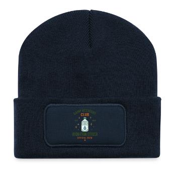 Hydration Officer – Camp Recovery Club Crew - Recycled Patch Beanie - french navy - Front
