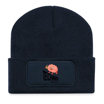 Tipsy Brain Cheers - Recycled Patch Beanie - french navy - Front