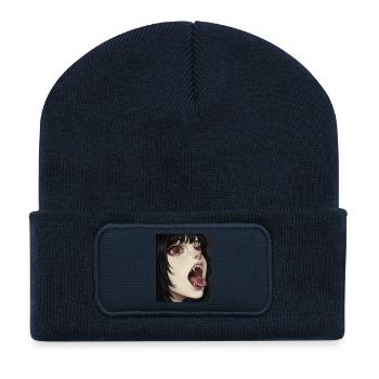 Vampiric Heart Gaze - Recycled Patch Beanie - french navy - Front