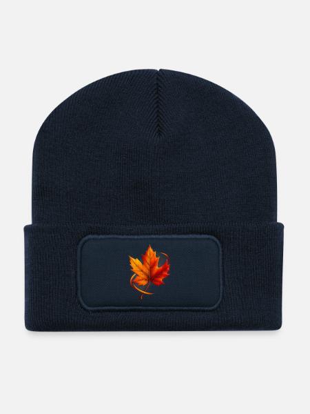 6709332B-C614-4720-8502-9F0266C94881 - Recycelte Patch Beanie - French Navy