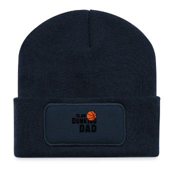 SLAM DUNKING DAD 2 Colors - Recycled Patch Beanie - french navy - Front