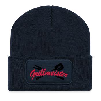 Grill Master - Recycled Patch Beanie - french navy - Front