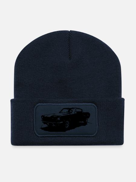 Shelby GT350 1966 - Beanie recyclé à patch - bleu marine