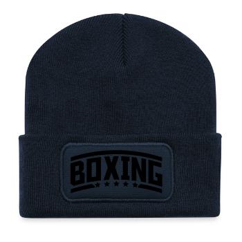boxing_rp1 - Recycelte Patch Beanie - French Navy - Vorne