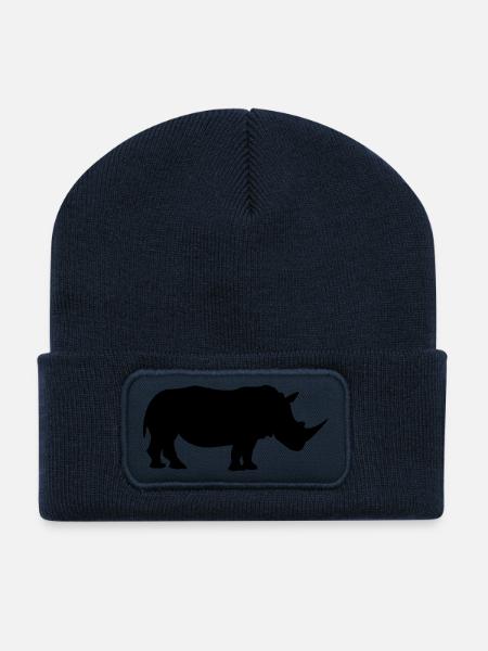 Rhinoceros - Recycled Patch Beanie - french navy