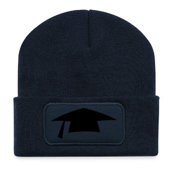 doctoral cap - Recycled Patch Beanie - french navy - Front