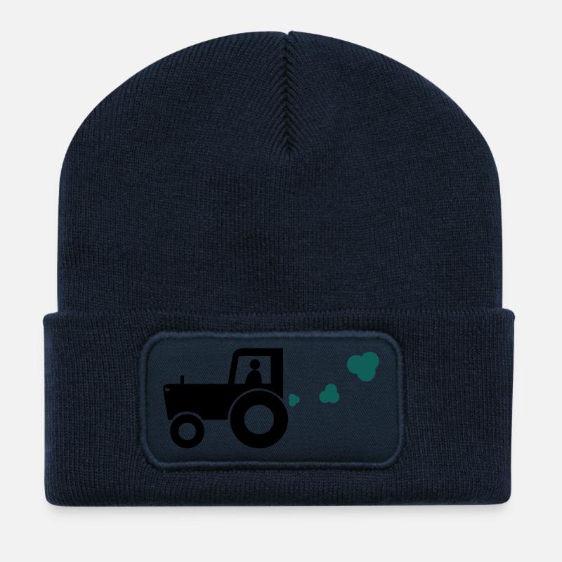Trecker - Recycelte Patch Beanie - French Navy