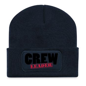 crew_leader - Recycelte Patch Beanie - French Navy - Vorne